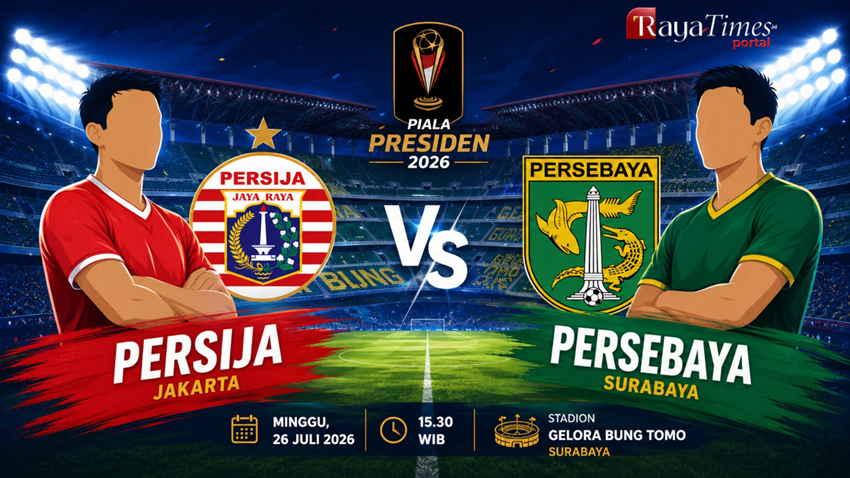 Siaran Langsung dan Live Streaming Persebaya vs Persija di Piala Presiden 2026