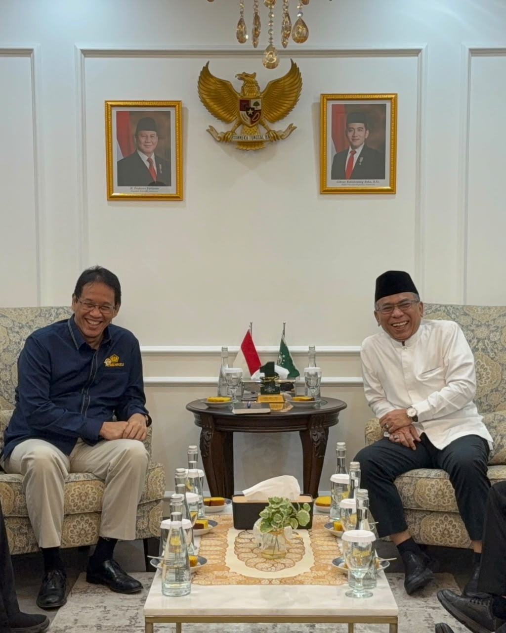"Saya Berharap Beliau Jadi Ketua Umum..." Kata Gus Yahya Saat Bertemu Menkeu Purbaya