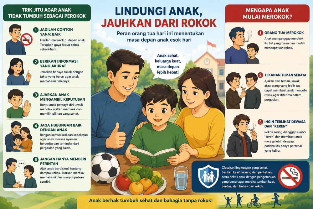 Cara Efektif Mencegah Anak Menjadi Perokok